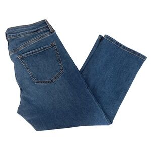 NINE WEST Chrystie Capri Jeans Women's Size 6 Blue Denim Stretch